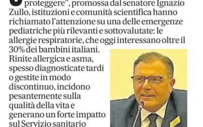 News & Congressi 2 Criticità pediatriche focus sulle allergie: il Dottor.Capasso in Senato
